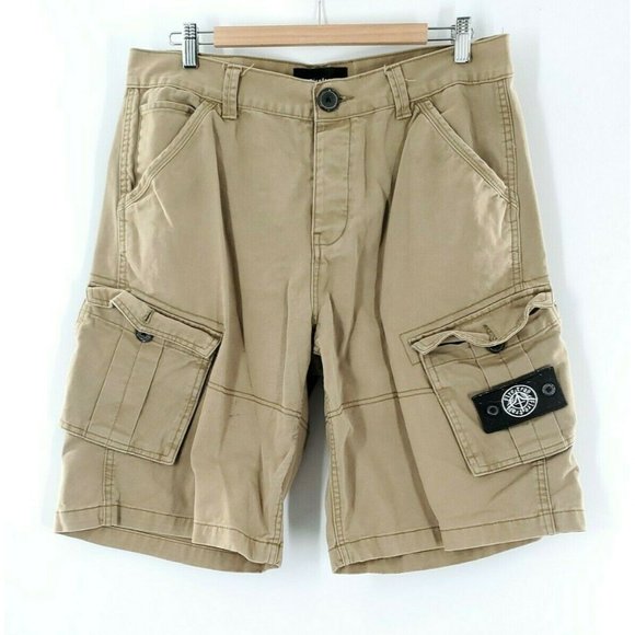 Fire Trap Men's Brown Cargo Shorts‎ Size L - Picture 1 of 5